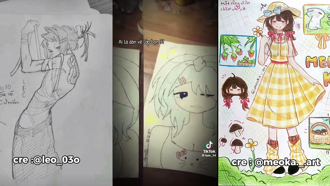 Tranh vẽ của c&aacute;c đại thần ( sốp lười ra vid , mới qsss , lm dạo n&agrave;y flop th&igrave; đroii😭😭🥰) #tranhve#art 