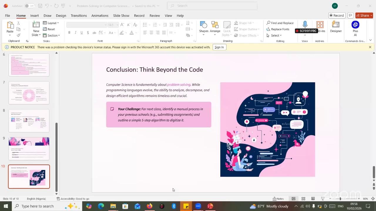 COS101:Introduction to Computing Sciences
