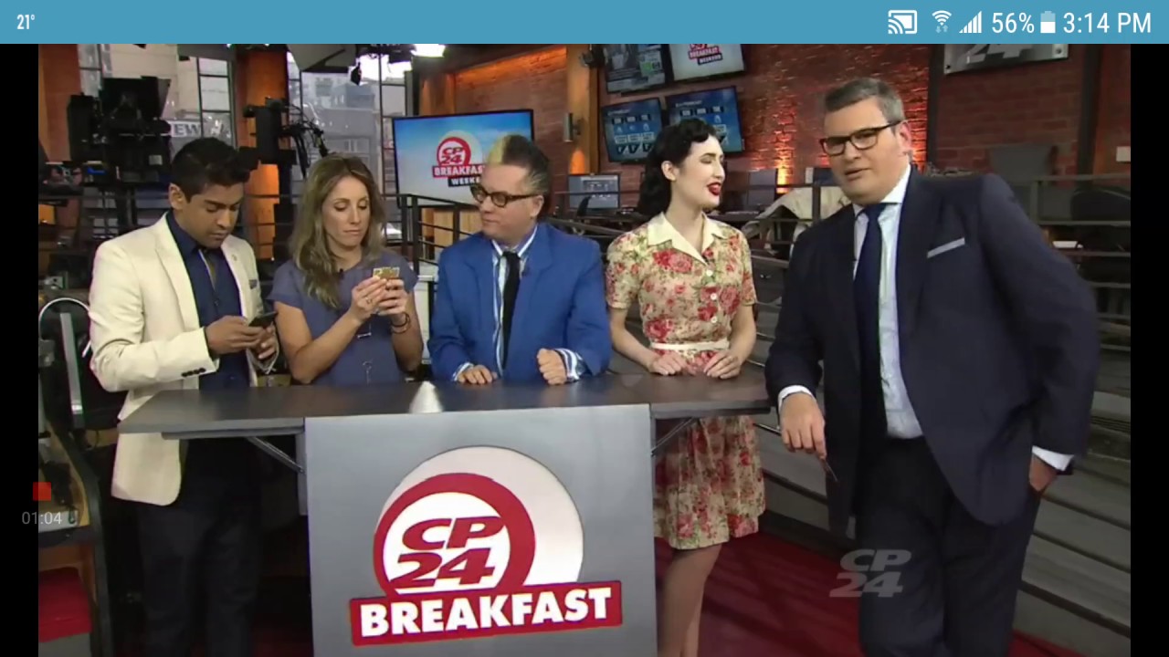 The Sentimentalists on CP24 breakfast PART TWO