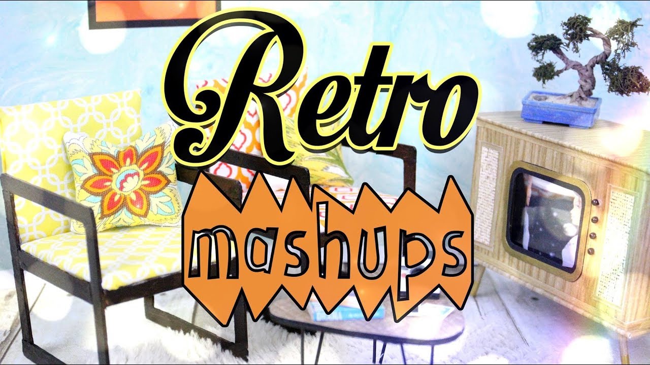 Mash Ups: Retro Doll Crafts | Polaroid Camera | Record Player | Retro Television & More