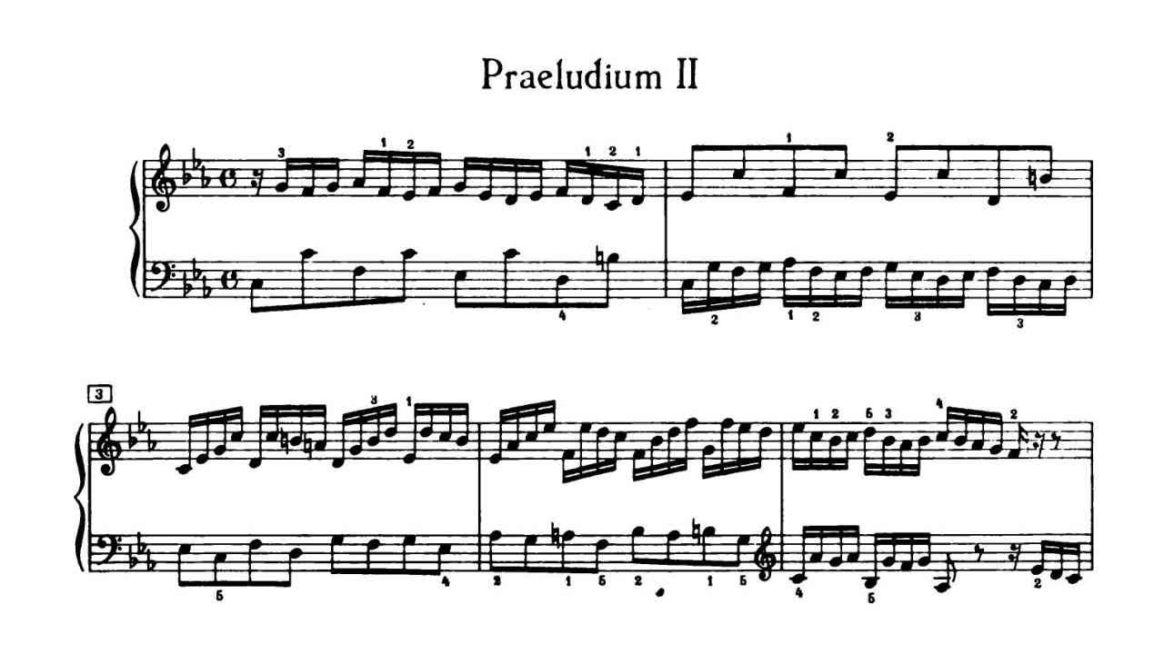 J. S. Bach - Prelude and Fugue in C minor, BWV 871, WTC Book 2