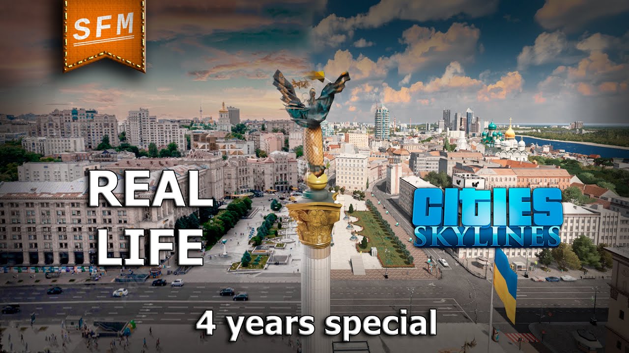 I BUILT THIS  IN 4 YEARS | Cities: Skylines | Kyiv in miniature
