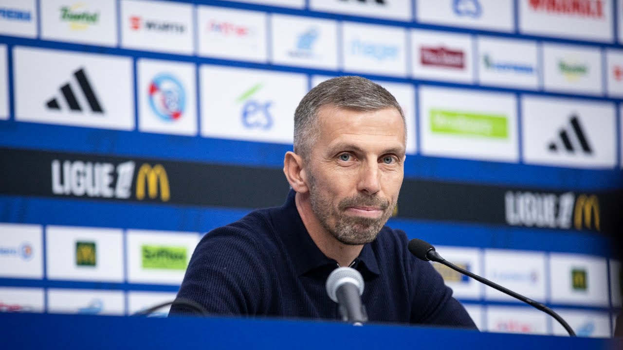 Conférence de presse après Strasbourg - Metz