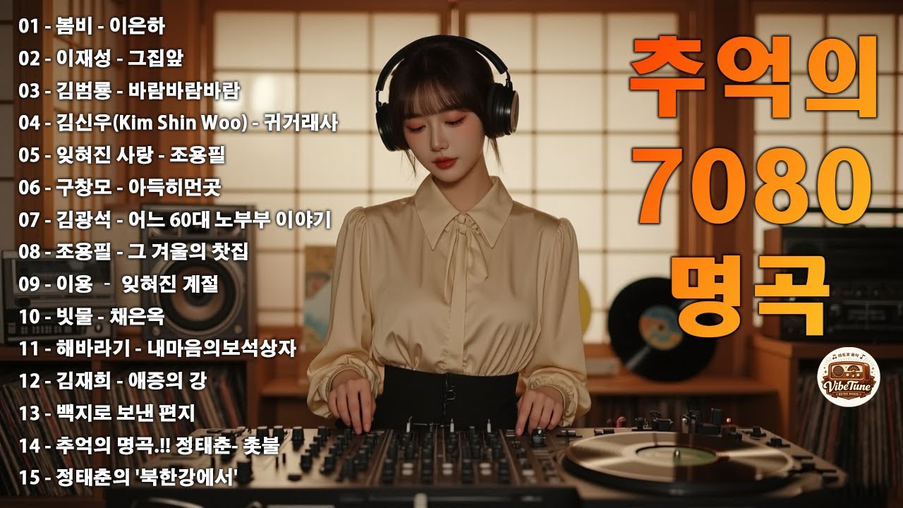 50대이상이 들으면 기분좋아지는 7080노래모음💽베스트 7080노래모음☕ 광고 없는 7080 좋은노래 모음✨봄비/그집앞/바람바람바람/귀거래사/잊혀진 사랑/아득히먼곳