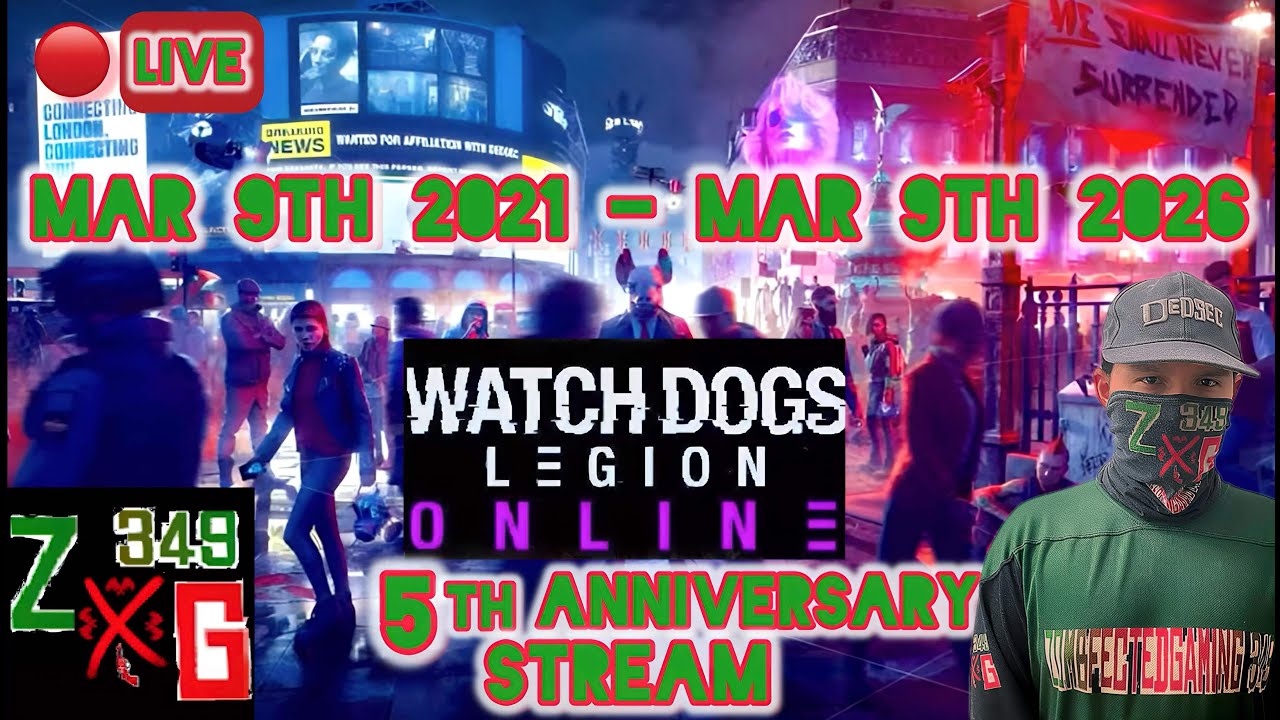 Watch Dogs Legion Online 5th Anniversary Stream