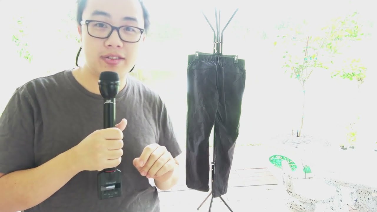 Graphene-X All Rounder Pants quick dry demostration