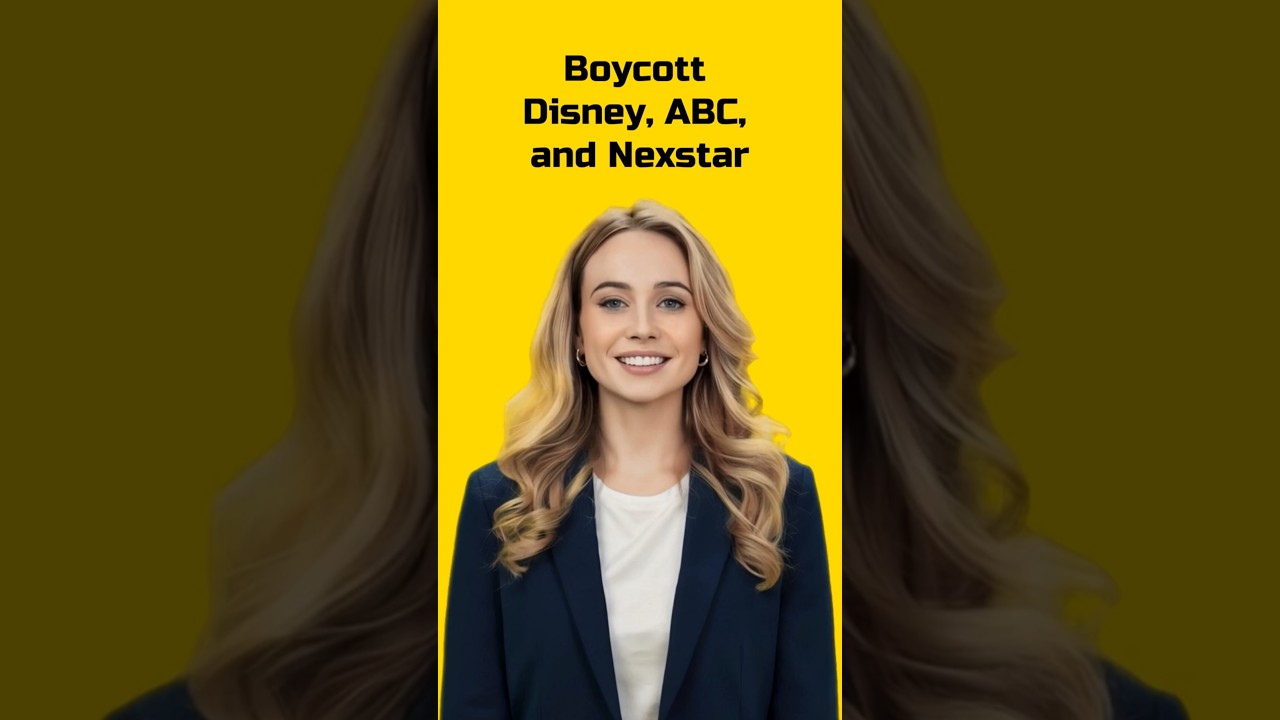 Boycott Disney, ABC, and Nexstar #kimmel #shorts #boycott