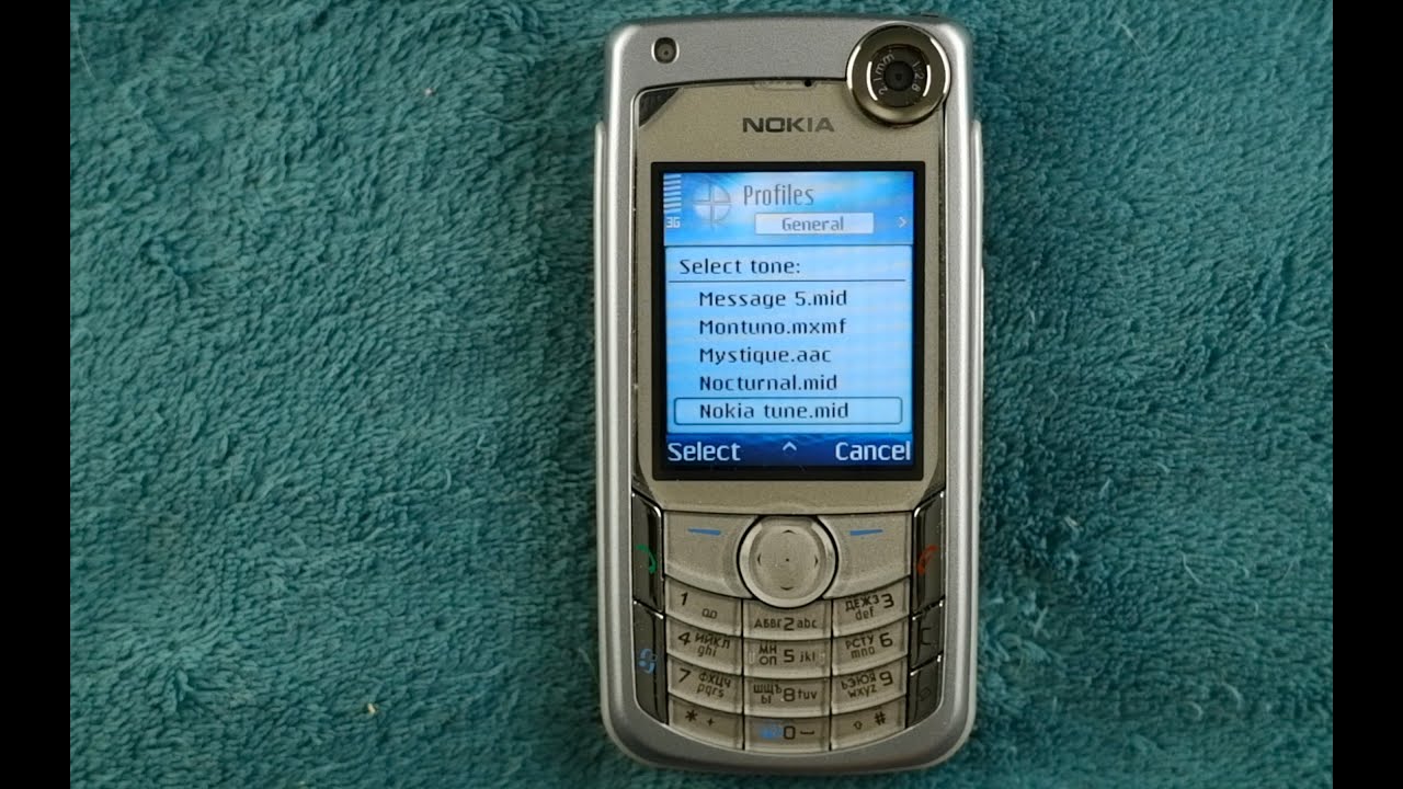 Nokia 6680 all original ringtones