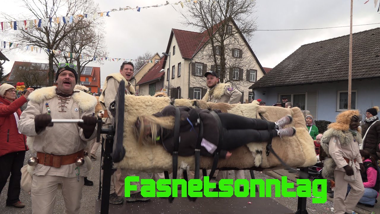 Fasnet, Umzug in Eglingen, Fasnetsonntag