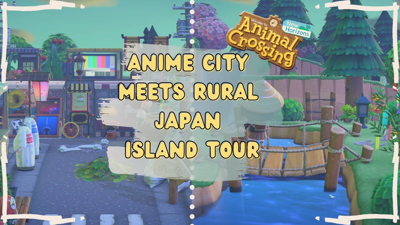 City Meets Rural Japanese Island Tour // Animal Crossing: New Horizons