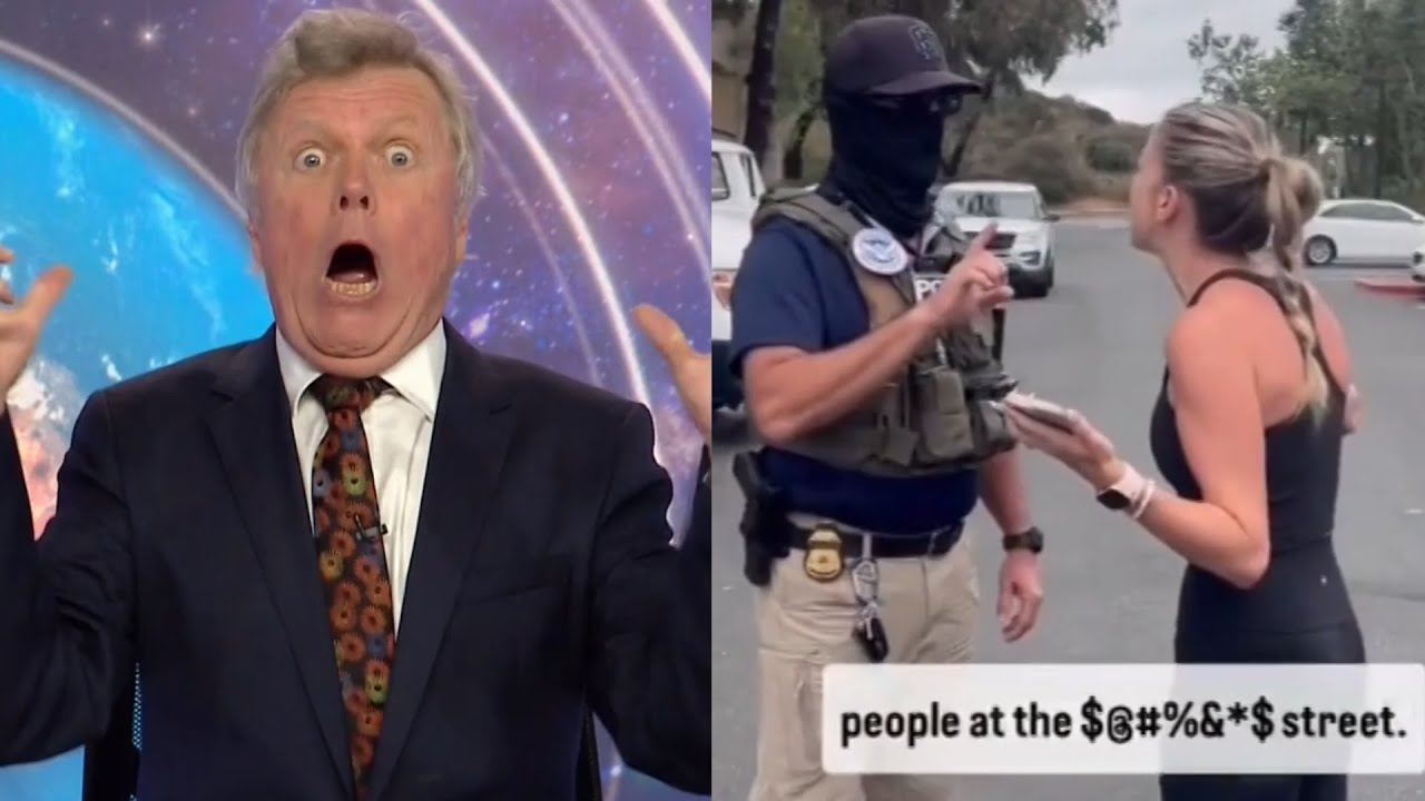 World’s Gone Mad: TV host mocks deranged woman lecturing ICE agent