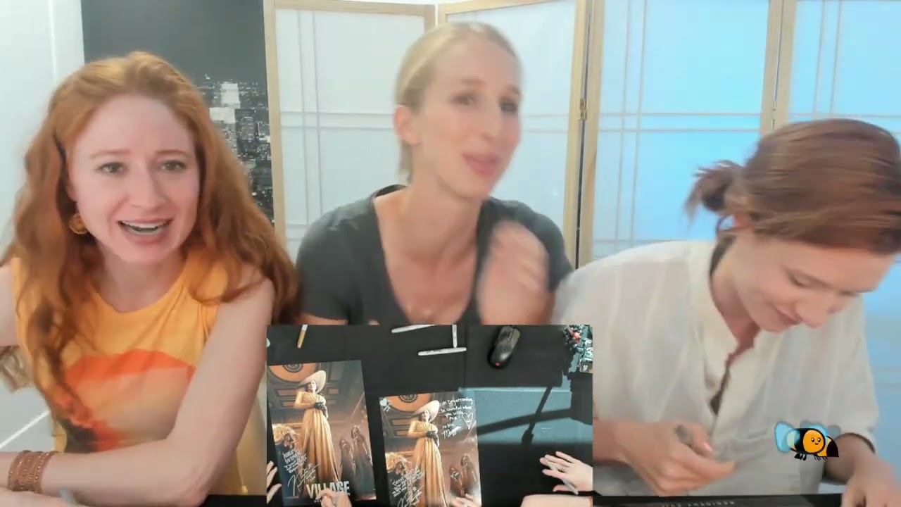 Maggie Robertson and Nicole Tompkins being 