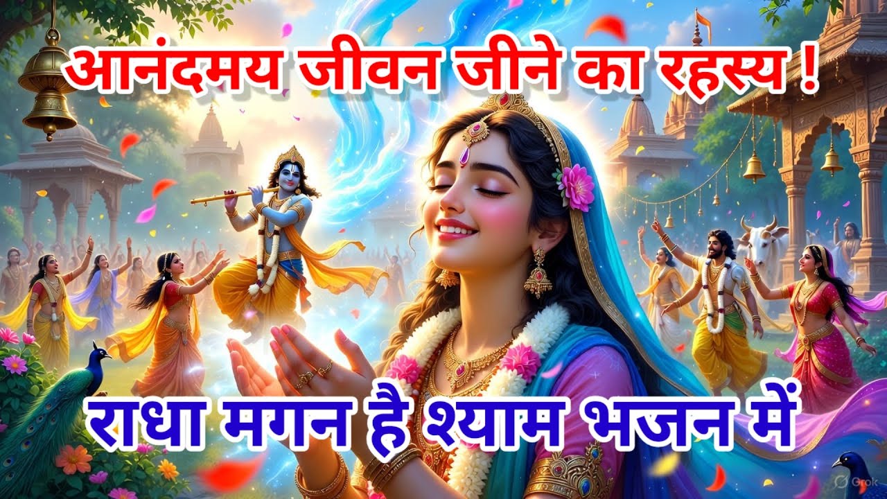 Radha Magan Hai Shyam Bhajan Main  राधा मगन है श्याम भजन में ! आनंदमय जीवन जीने का रहस्य  05.01.2026
