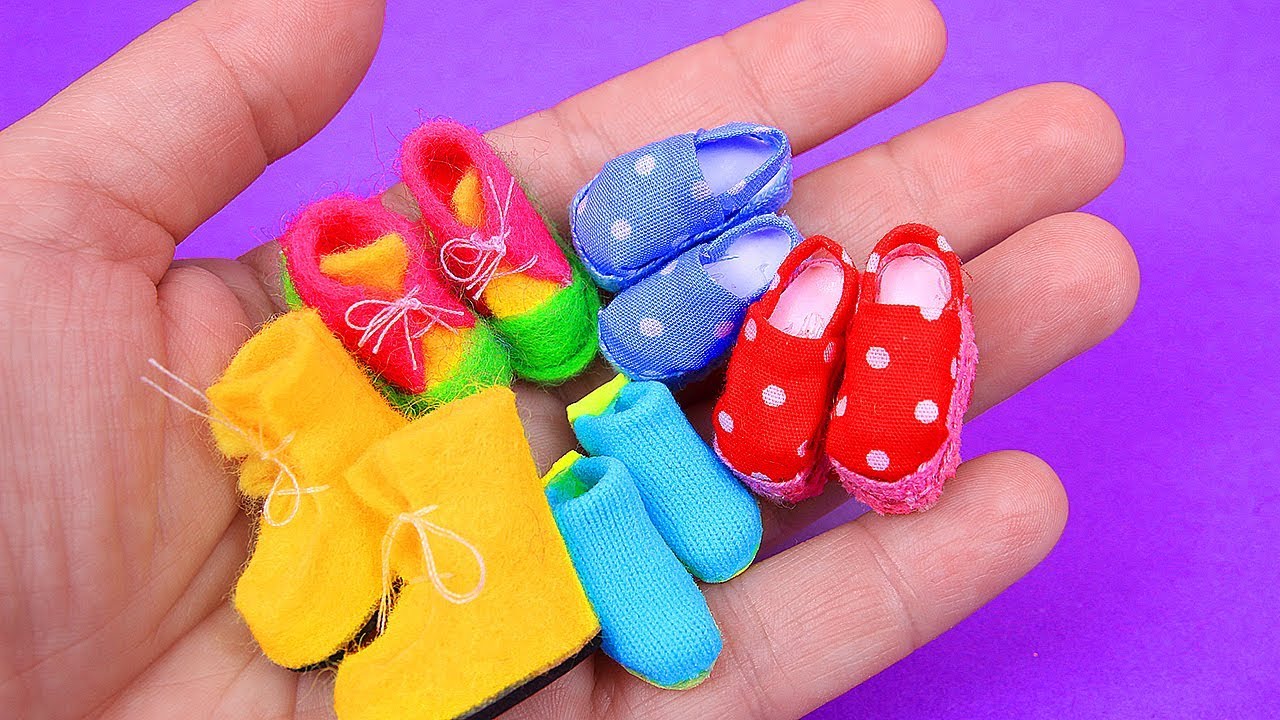 6 DIY Miniature Shoes and Boots