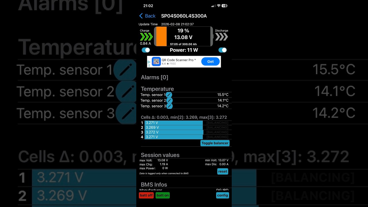 Литиевая батарея для отдыха 290 Ач 12 В