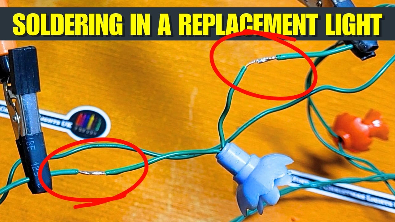 Restoring 1950s Vintage Christmas Lights - Soldering & Full Repair (Part 2)
