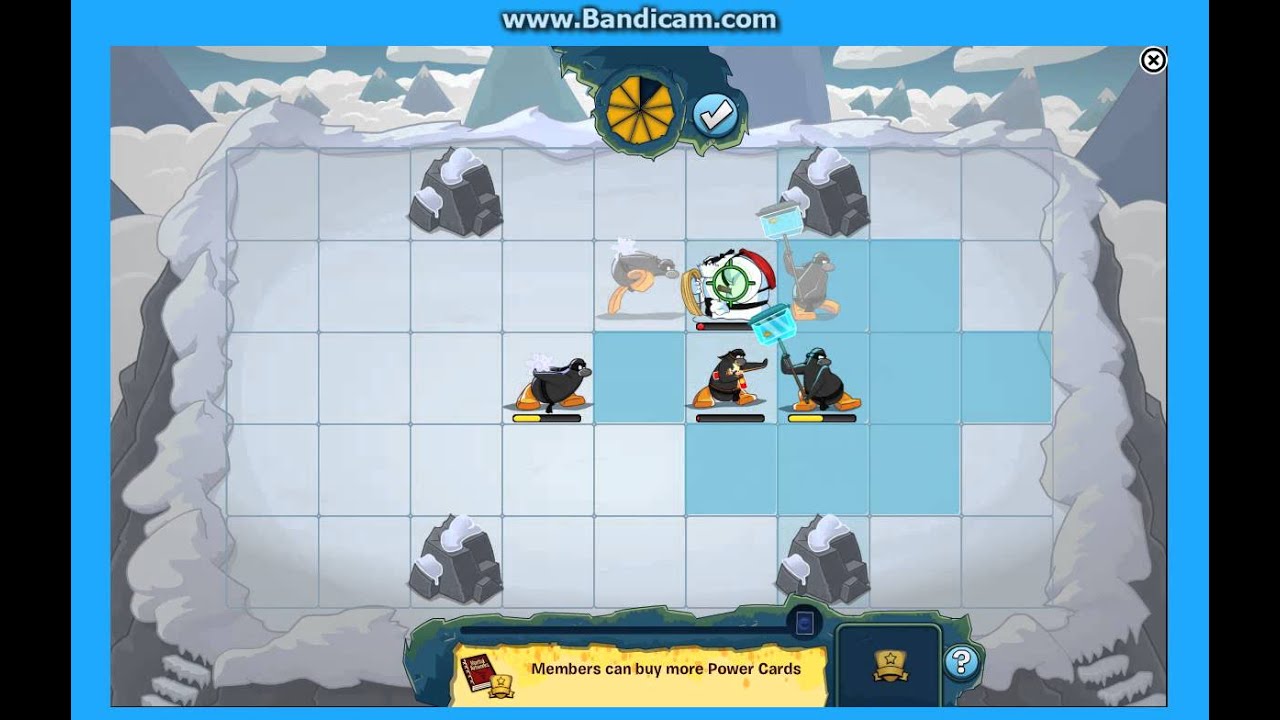 Club Penguin card jitsu Snow gameplay