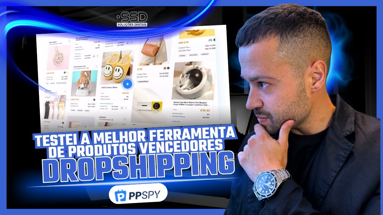 Testei a Melhor Ferramenta de Produtos Vencedores Dropshipping #ppspy