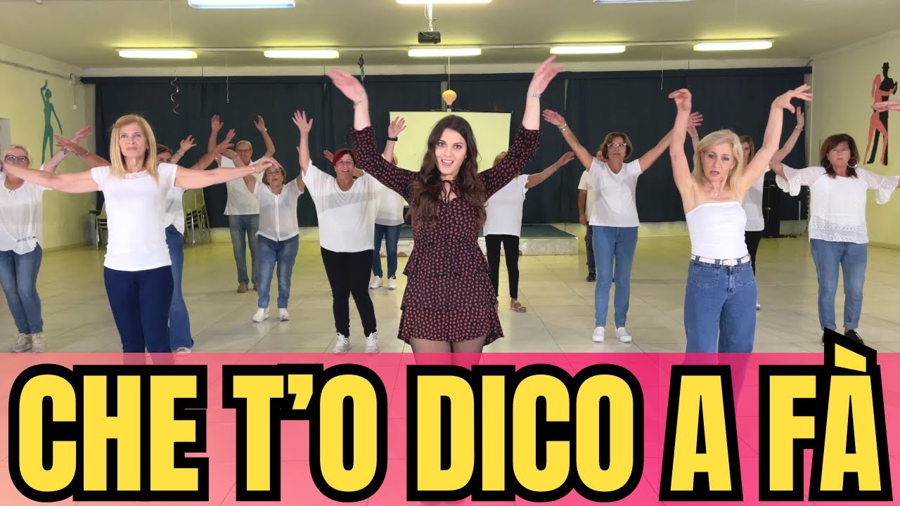 CHE T'O DICO A FA' - Angelina Mango - COREOGRAFIA - Balli di gruppo - Riempipista - social DANCE -