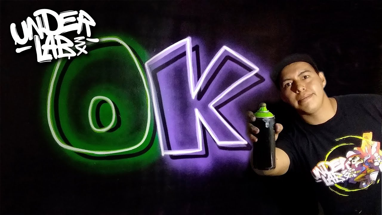 Darle efecto NEON a tus GRAFFITI es mas sencillo de lo que crees - UnderlabMX - Cap. 94