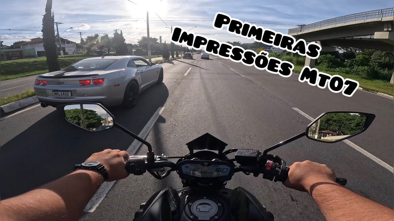 Primeiro rolê com a MT07 