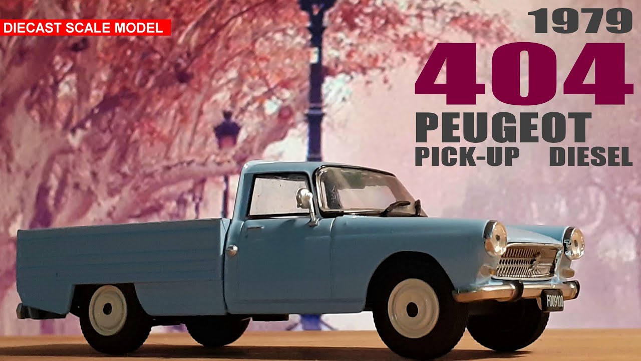 PEUGEOT 404 PICK-UP (1979) DIECAST SCALE 1:43 - AUTOS INOLVIDABLES ARGENTINOS SALVAT
