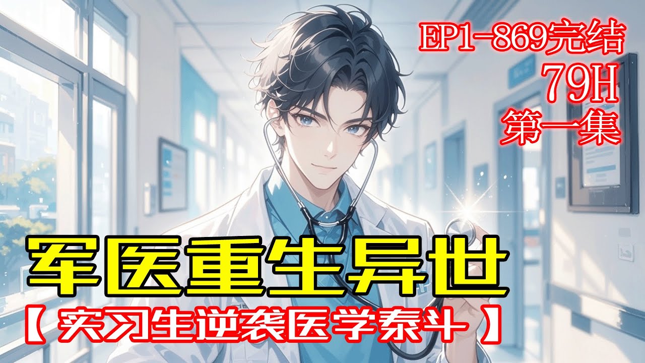 最新《军医重生异世，实习生逆袭医学泰斗》第1集/共2集 功勋军医重生异世，医学生秒变外科天才！与死亡赛跑，完成一场场顶级手术！从实习生起步，平步青云，终成医学泰斗！