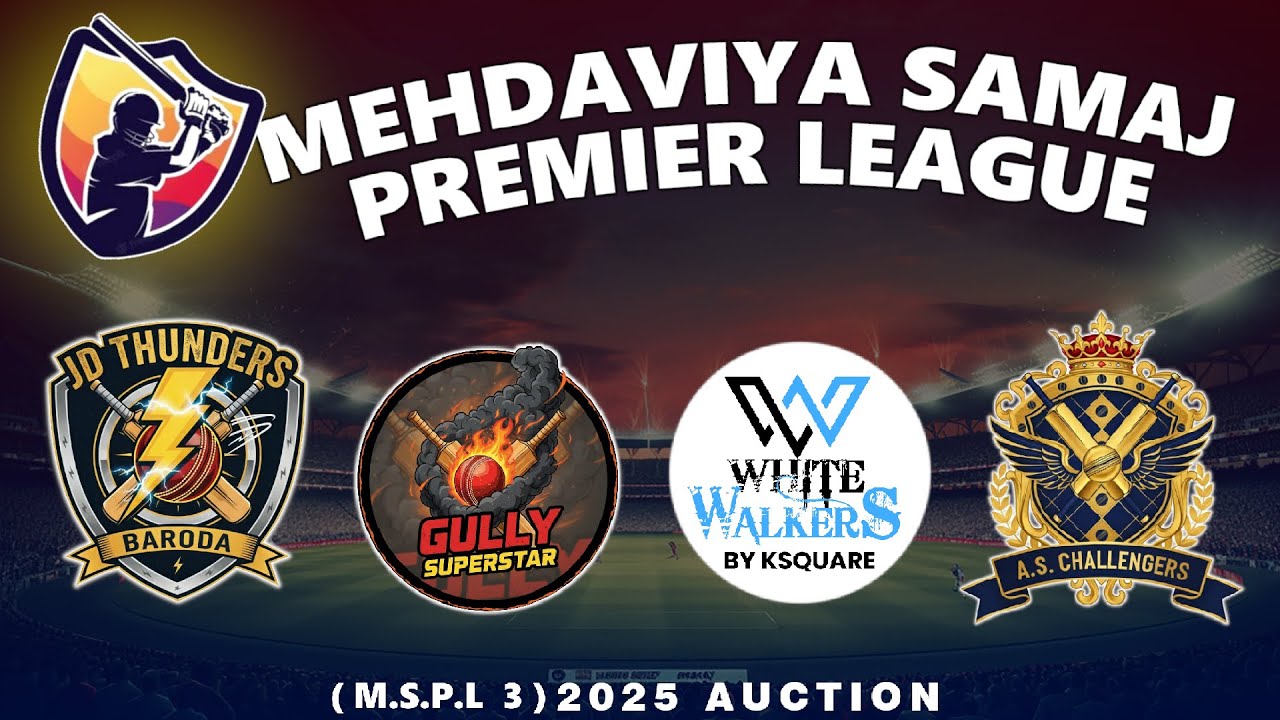 Full Auction 2025 of MSPL 3 ( Mehdaviya Samaj Premier League )