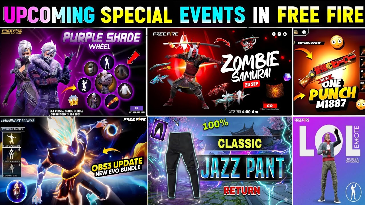 Purple Shade Bundle Return 2026 🥳💥 | Classic Jazz Pant Return | LoL Emote Return | Ff New Event 