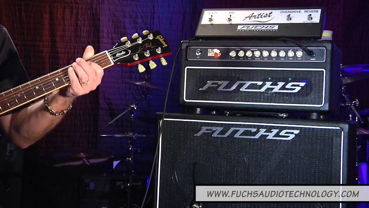 Andy Fuchs demonstrates Fuchs Full House 50 amp with a Gibson Les Paul