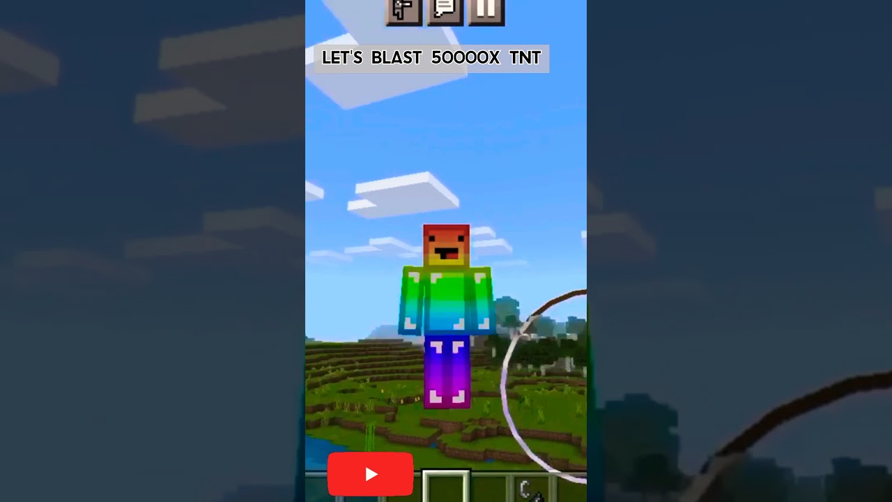 50000x TNT's 🔥                       #Minecraft #shorts #minepop #sub #memes #tictok