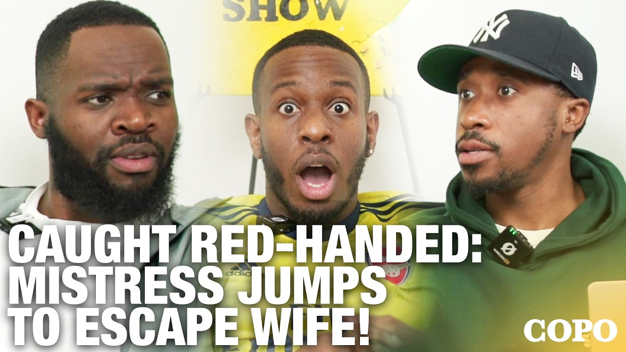 CAUGHT RED-HANDED: HIS MISTRESS JUMPS TO ESCAPE WIFE!
