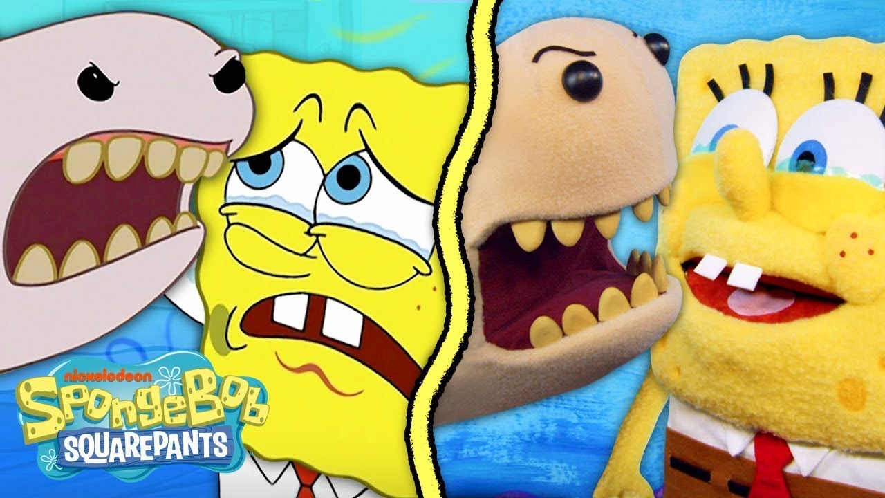 SpongeBob's Alaskan Bull Worm Episode... IRL! 🐛⚠️ | @SpongeBobOfficial