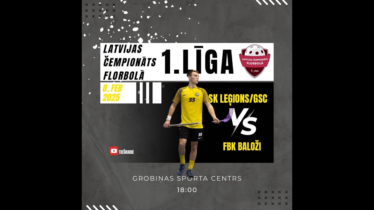 🔴  LFS 1. līga  LEĢIONS/GROBIŅAS SC - FBK Baloži