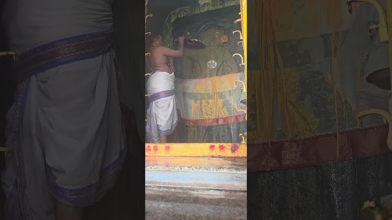 Abhishekam at Nrpet Anjaneya Swamy Temple 