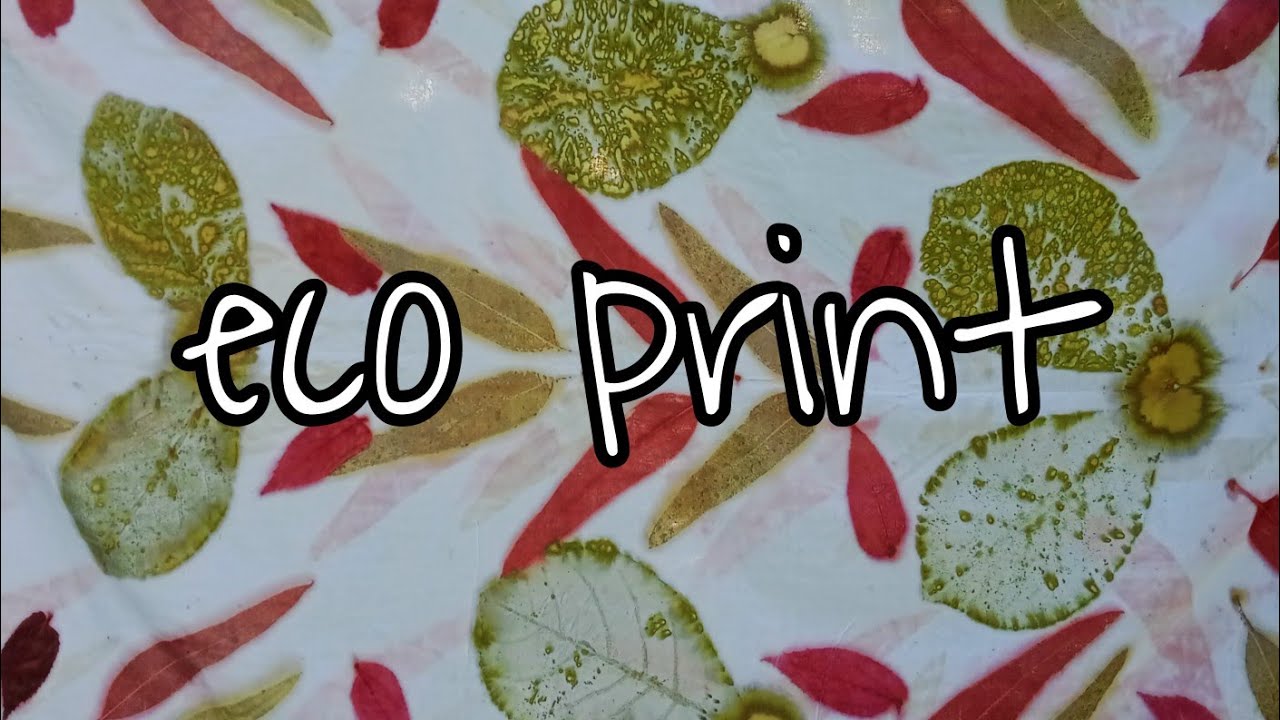How to Make Eco print on Fabric - Eco Printing Fabric Tutorial - Eco Printing with streamer ep.2