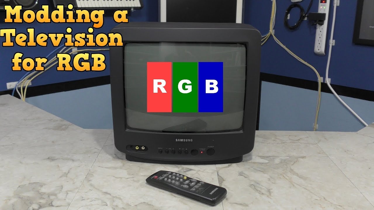Модификация обычного кинескопного телевизора для поддержки входа RGB