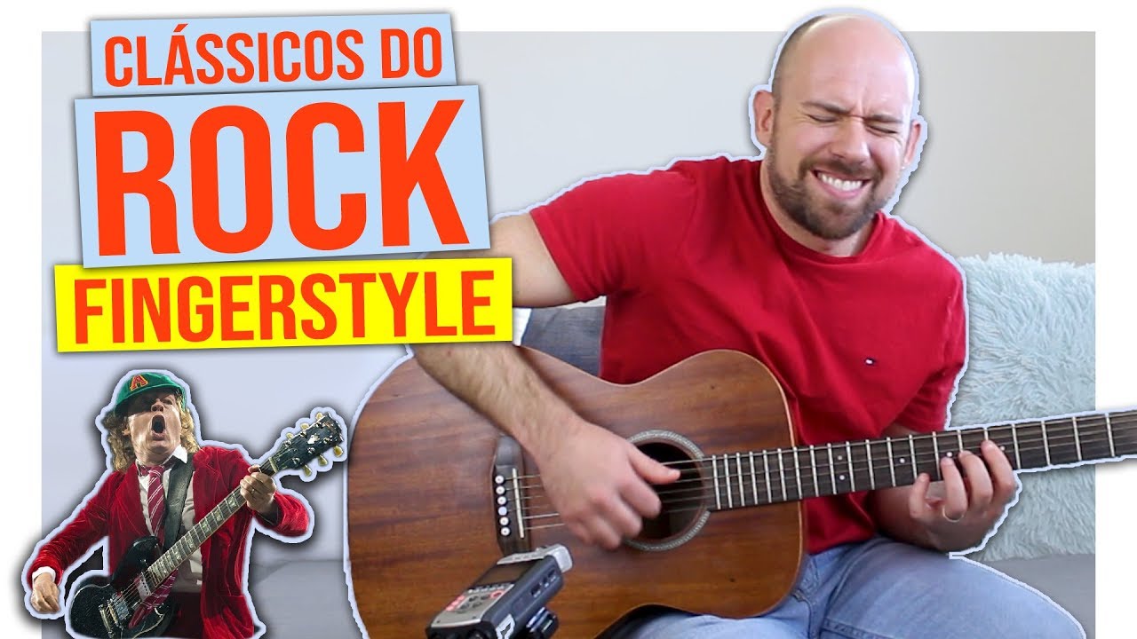 5 Clássicos do ROCK em Violão Fingerstyle