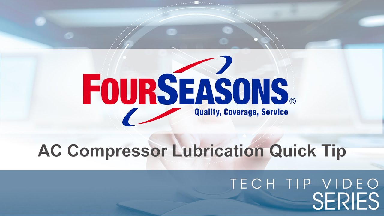 AC Compressor Lubrication Quick Tip