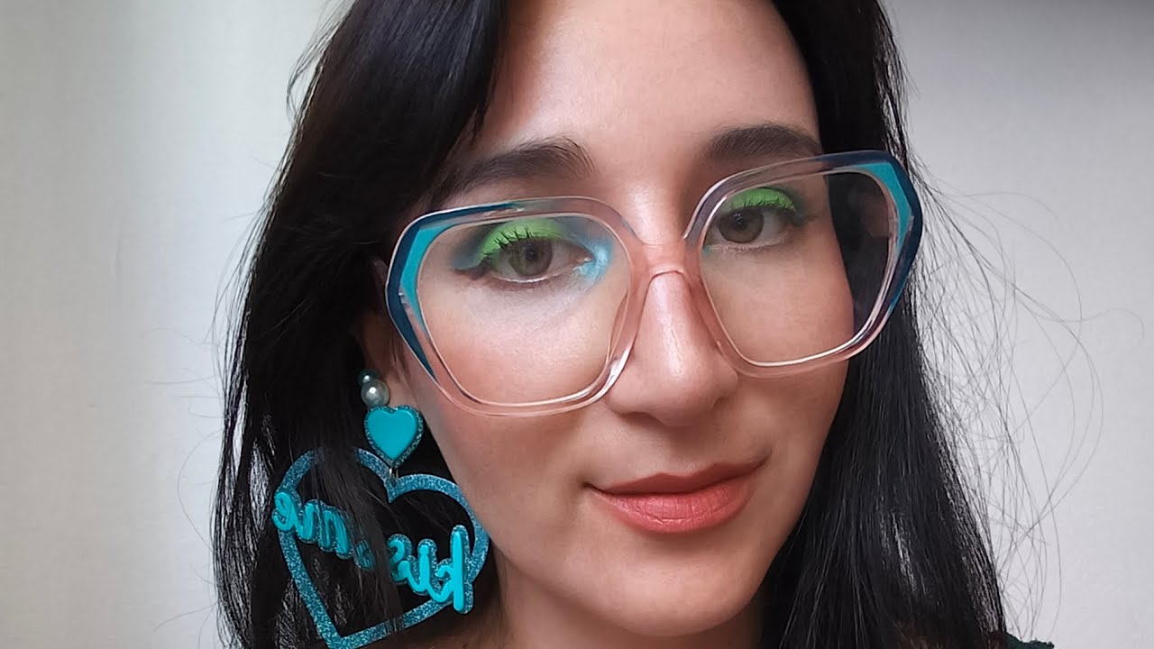 GRWM sombras azúl 💙y verde 💚#easymakeup #maquillaje #makeup #makeuptutorial #belleza 