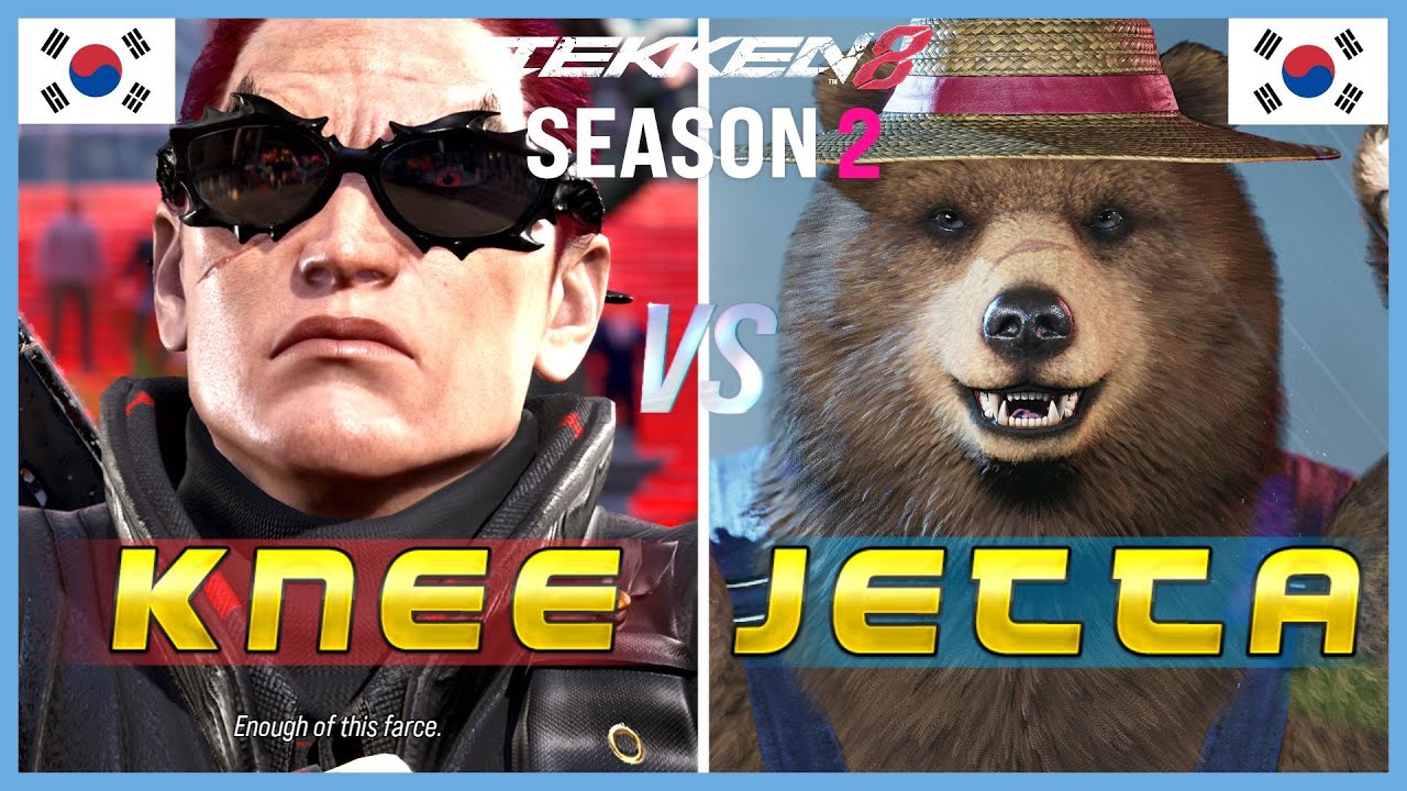 Tekken 8 Season 2 ▰ KNEE (Kazuya) Vs JETTA (Kuma) ▰ High Level Gameplay