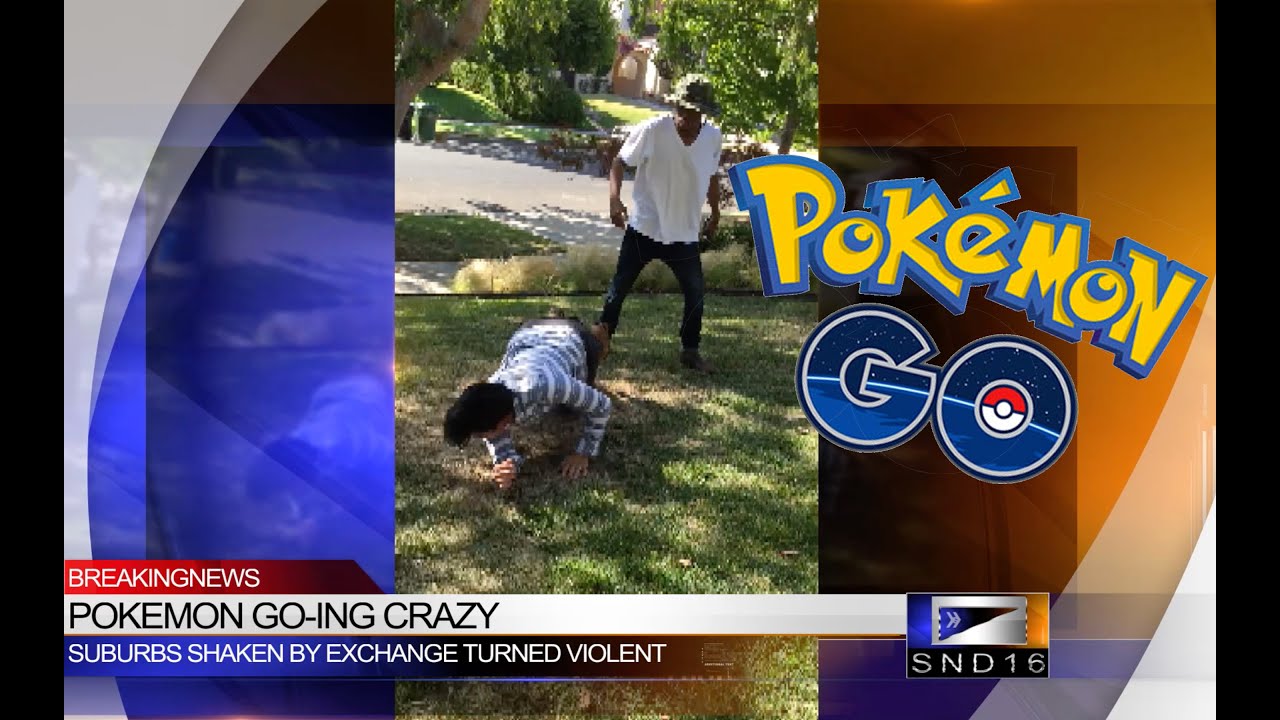 Pokemon Go Fight Caught on Camera!