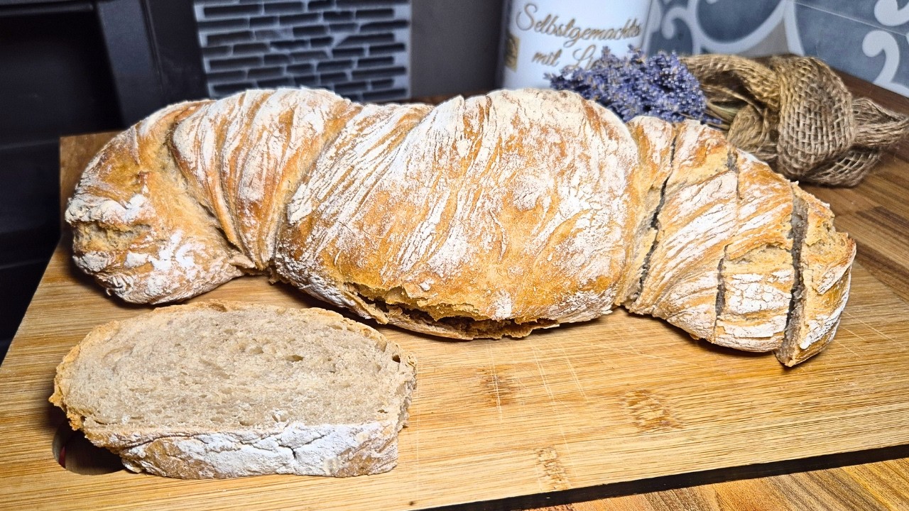 Bestes Wurzelbrot 😋 Knetfrei und einfach selbst gemacht #279