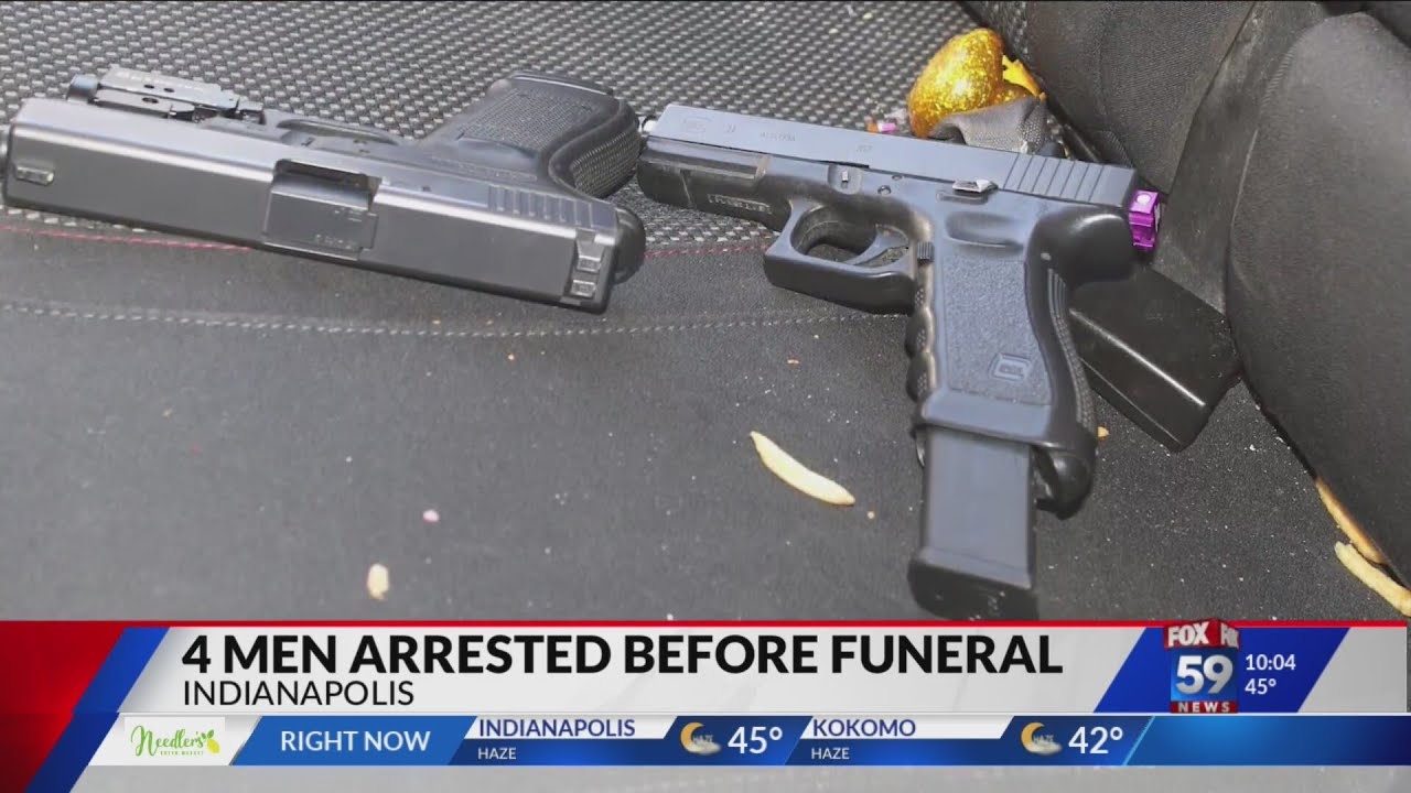 4 arrested in IMPD gun bust before Indy teen shooting victim's funeral