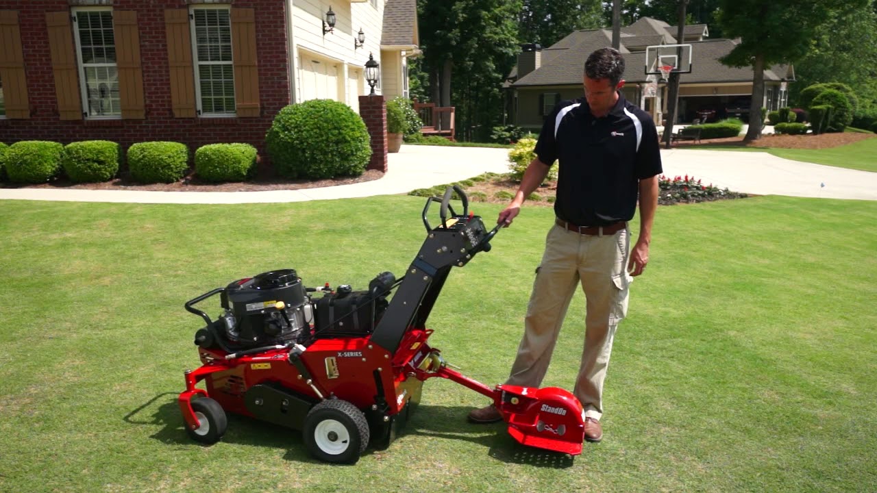 Exmark 24in Aerator Use Demonstration