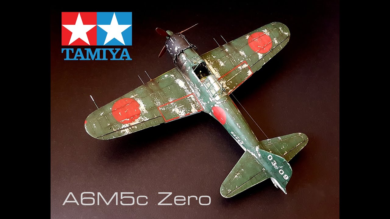Mitsubishi A6M5c Zero FULL BUILD VIDEO  Tamiya 1/48 Scale Model Aircraft