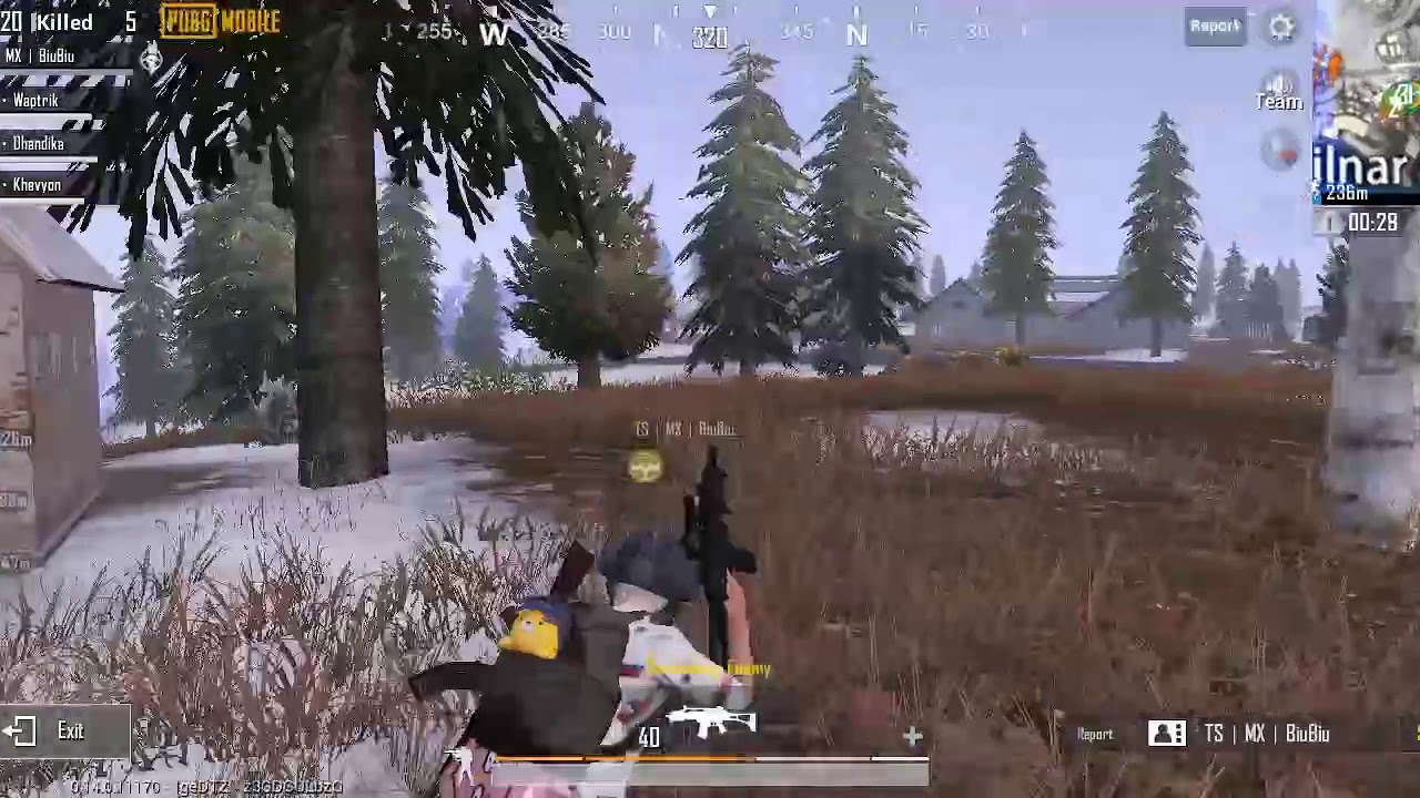 When biubiu in my game and killed me😁