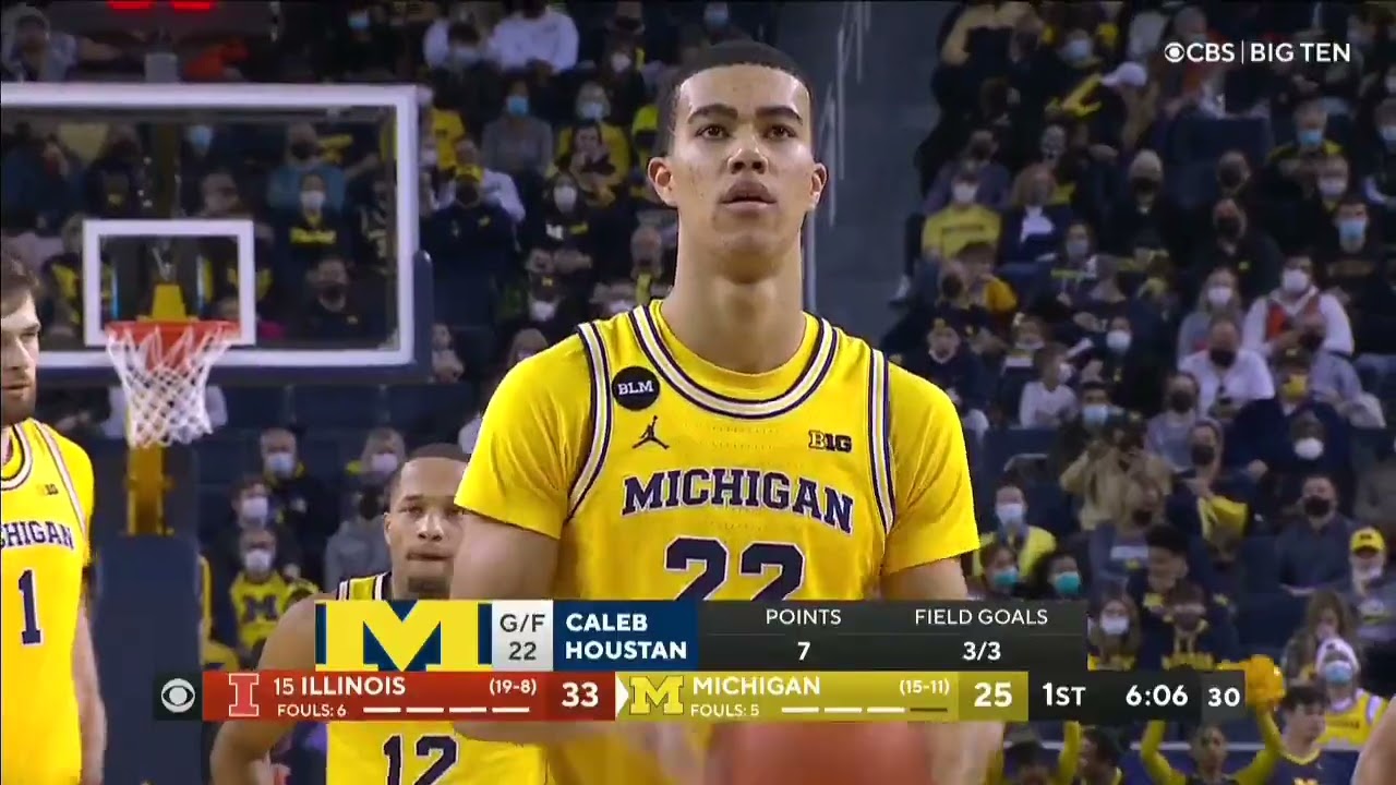 Caleb Houstan vs ILL 19 PTS              2.27.22