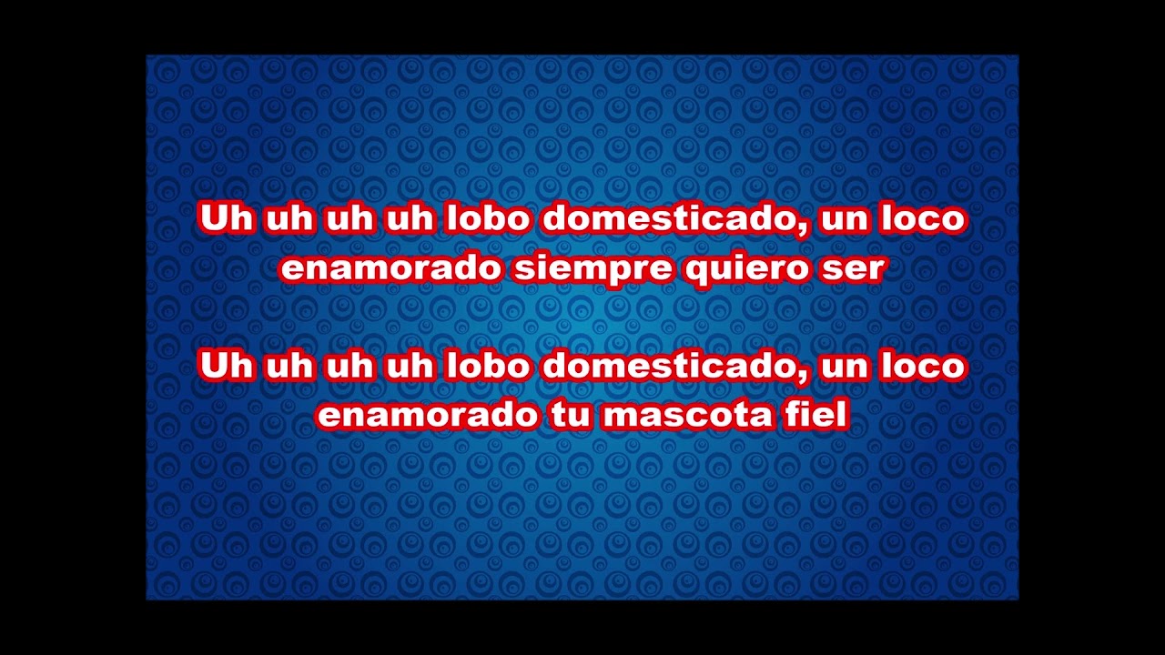 Karaoke Lobo Domesticado - Tommy Olivencia