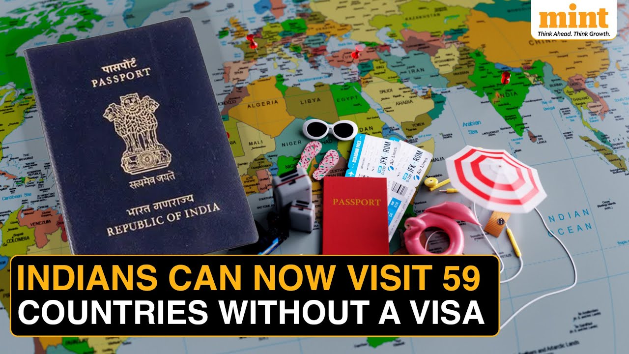 Where Can Indians Travel Without A Visa? | Indian Passport Climbs 8 Spots In New Ranking